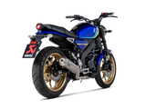 AKRAPOVIC S-Y125R13-HBFGT Yamaha XSR 125 / XSR 125 Legacy (2025+) Exhaust System "Racing Line" (titanium) – Accessories in the 2WheelsHero Motorcycle Aftermarket Accessories and Parts Online Shop