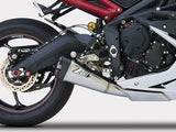 ZARD Triumph Daytona 675 (13/16) Stainless Steel Slip-on Exhaust "Short" (racing) – Accessories in the 2WheelsHero Motorcycle Aftermarket Accessories and Parts Online Shop