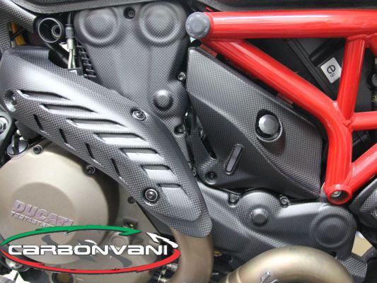 CARBONVANI Ducati Monster 1200 (14/16) Carbon Timing Belt Cover Kit – Accessories in the 2WheelsHero Motorcycle Aftermarket Accessories and Parts Online Shop