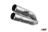 MIVV D.037 Ducati Multistrada V2 (22/24) Slip-on Exhaust "Double Gun" (stainless steel; approved) – Accessories in the 2WheelsHero Motorcycle Aftermarket Accessories and Parts Online Shop