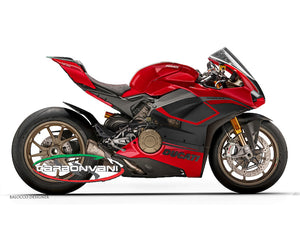 CARBONVANI Ducati Panigale V4 / V4S (18/19) Full Carbon Fairing Set (Red1 street version; 8 pcs) – Accessories in the 2WheelsHero Motorcycle Aftermarket Accessories and Parts Online Shop