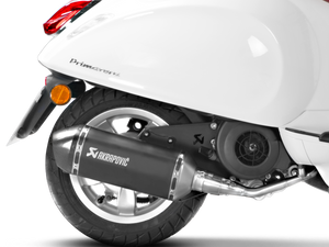 AKRAPOVIC S-VE125R2-HZBL Vespa Primavera 150ie 3V (2020+) Exhaust System "Racing Line" (SS) – Accessories in the 2WheelsHero Motorcycle Aftermarket Accessories and Parts Online Shop