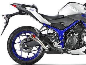 AKRAPOVIC S-Y2SO11-AHCSS Yamaha MT-03 / YZF-R3 / R25 Slip-On Exhaust (SS) – Accessories in the 2WheelsHero Motorcycle Aftermarket Accessories and Parts Online Shop