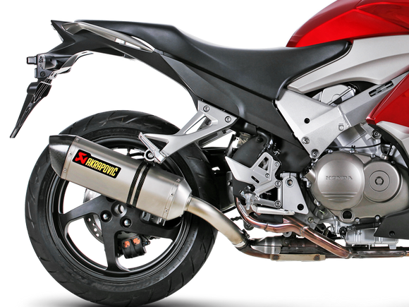 AKRAPOVIC S-H8SO2-HRT Honda VFR800X Crossrunner (2014+) Slip-on Exhaust (titanium)