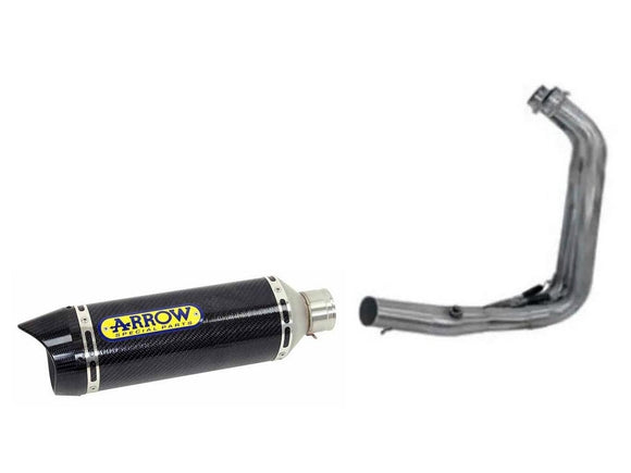 ARROW 71758KZ+71930MK Yamaha MT07 (2021+) Carbon Full Exhaust System 