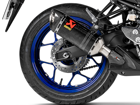 AKRAPOVIC S-Y2SO16-HAPC/1 Yamaha MT-03 (2021+) Slip-On Exhaust (carbon)