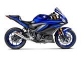 AKRAPOVIC S-Y2R1-CUBSS Yamaha R3 (2021+) Exhaust System "Racing Line" (SS)