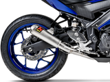 AKRAPOVIC S-Y2R1-CUBSS Yamaha R3 (2021+) Exhaust System "Racing Line" (SS)