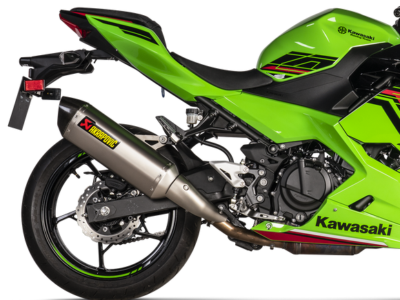 AKRAPOVIC S-K4SO7-HRT Kawasaki Ninja 400 (2024+) Slip-on Exhaust (titanium) – Accessories in the 2WheelsHero Motorcycle Aftermarket Accessories and Parts Online Shop