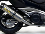 ARROW 73016KZ+73515PK Kymco AK550 (2017+) Titanium Full Exhaust System "Competition Evo Race-Tech" – Accessories in the 2WheelsHero Motorcycle Aftermarket Accessories and Parts Online Shop