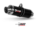 MIVV A.008 Aprilia TuonoV4 (10/16) Slip-on Exhaust "GP" (carbon; approved) – Accessories in the 2WheelsHero Motorcycle Aftermarket Accessories and Parts Online Shop