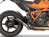 QD EXHAUST KTM 1290 / 1390 Super Duke R (2020+) Slip-on Exhaust "Gunshot" (EU homologated) – Accessories in the 2WheelsHero Motorcycle Aftermarket Accessories and Parts Online Shop