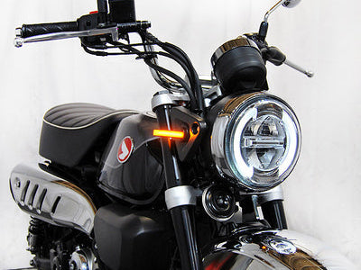 NEW RAGE CYCLES Honda Monkey LED Front Turn Signals – Accessories in the 2WheelsHero Motorcycle Aftermarket Accessories and Parts Online Shop