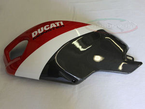 CARBONVANI Ducati Monster 796 (10/14) Carbon Fuel Tank Side Panel (left side; Ducati Corse version) – Accessories in the 2WheelsHero Motorcycle Aftermarket Accessories and Parts Online Shop