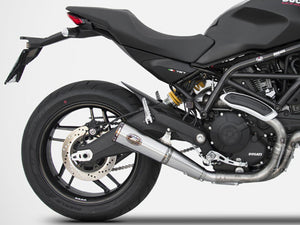 ZARD Ducati Monster 797 (17/20) Stainless Steel Slip-on Exhaust "Zuma" – Accessories in the 2WheelsHero Motorcycle Aftermarket Accessories and Parts Online Shop