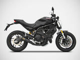 ZARD Ducati Monster 797 (17/20) Stainless Steel Slip-on Exhaust "Zuma" – Accessories in the 2WheelsHero Motorcycle Aftermarket Accessories and Parts Online Shop