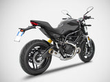 ZARD Ducati Monster 797 (17/20) Stainless Steel Slip-on Exhaust "Zuma" – Accessories in the 2WheelsHero Motorcycle Aftermarket Accessories and Parts Online Shop