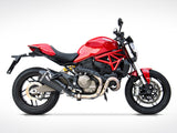 ZARD Ducati Monster 821 (14/17) Stainless Steel Slip-on Exhaust (racinig) – Accessories in the 2WheelsHero Motorcycle Aftermarket Accessories and Parts Online Shop