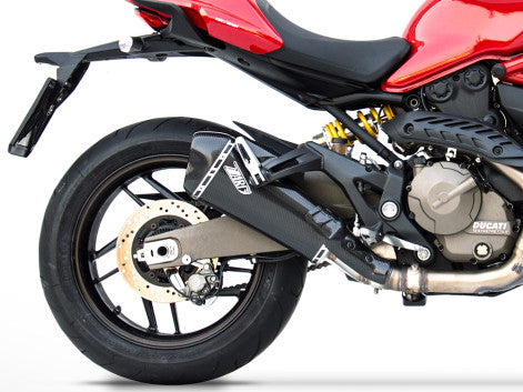 ZARD Ducati Monster 821 (14/17) Stainless Steel Slip-on Exhaust (racinig) – Accessories in the 2WheelsHero Motorcycle Aftermarket Accessories and Parts Online Shop