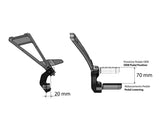 PAP04 - DBK Moto Guzzi V100 Mandello (2022+) Passenger Footpeg Kit – Accessories in the 2WheelsHero Motorcycle Aftermarket Accessories and Parts Online Shop