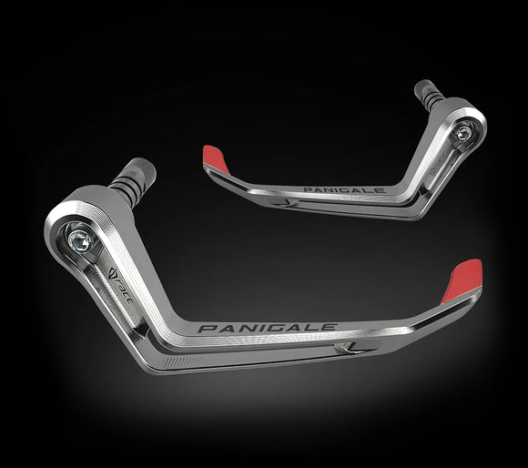 DB-RACE Ducati Panigale V4 / V2 (2018+) Handlebar Lever Guards Kit (silver) – Accessories in the 2WheelsHero Motorcycle Aftermarket Accessories and Parts Online Shop