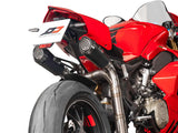 QD EXHAUST Ducati Panigale V4 (18/24) Semi-full Exhaust System "Gunshot Dark Matter" – Accessories in the 2WheelsHero Motorcycle Aftermarket Accessories and Parts Online Shop