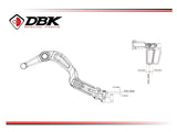 DBK DUCABIKE RPLF29 Ducati Multistrada V2 / V2S (2025+) Brake Lever – Accessories in the 2WheelsHero Motorcycle Aftermarket Accessories and Parts Online Shop