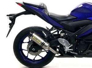 ARROW 71180CKR Yamaha R3 (2017+) Titanium Full Exhaust System "Competition Evo Thunder" (racing) – Accessories in the 2WheelsHero Motorcycle Aftermarket Accessories and Parts Online Shop