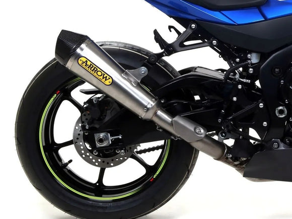 ARROW 71855XKI Suzuki GSXR1000/R (2017+) Steel Slip-on Exhaust 