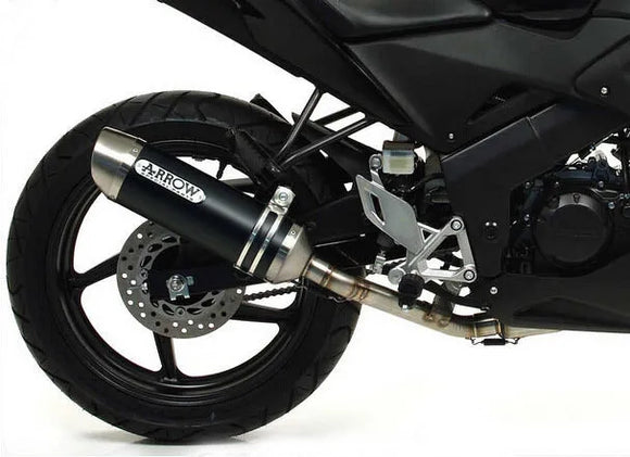 ARROW 51506AON+51005MI+51007MI Honda CBR125R (2011+) Aluminum Full Exhaust System 