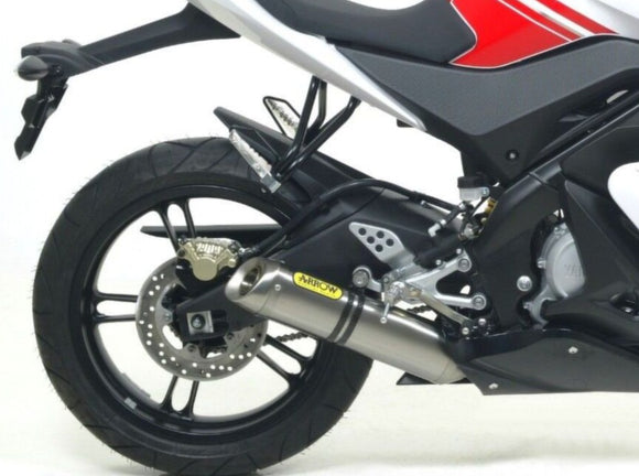 ARROW 51003KZ+51503AO Yamaha R125 (2008+) Aluminum Full Exhaust System 