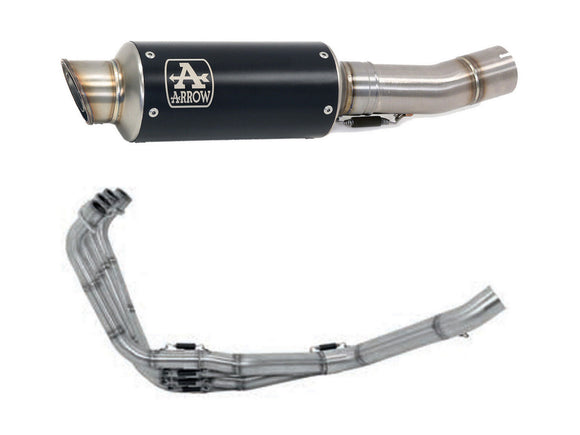 ARROW 71614MI+71034GPI Honda CBR650R (2019+) Steel Full Exhaust System 