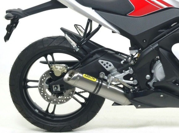 ARROW 51003MI+51503AO Yamaha R125 (2008+) Aluminum Full Exhaust System 