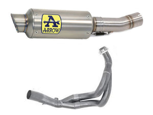 ARROW 71659MI+71032GP Kawasaki Z650 (2017+) Titanium Full Exhaust System "Competition Evo GP2" (racing) – Accessories in the 2WheelsHero Motorcycle Aftermarket Accessories and Parts Online Shop