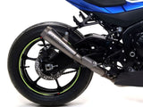 ARROW 71207PR Suzuki GSXR1000/R (2017+) Titanium Slip-on Exhaust "Pro Race" (racing) – Accessories in the 2WheelsHero Motorcycle Aftermarket Accessories and Parts Online Shop