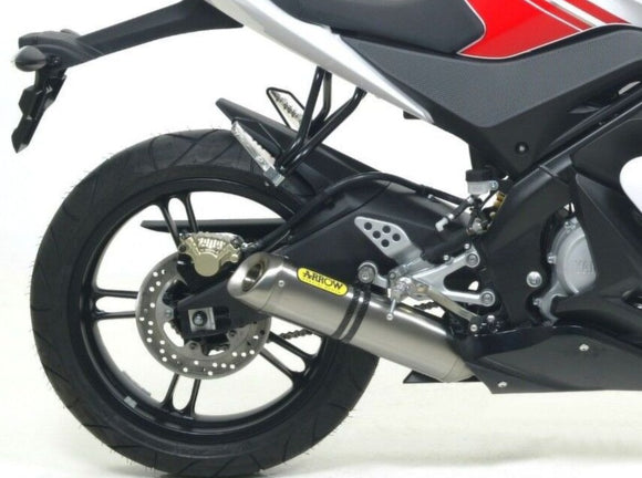 ARROW 51011KZ+51503AO Yamaha R125 (2014+) Aluminum Full Exhaust System 