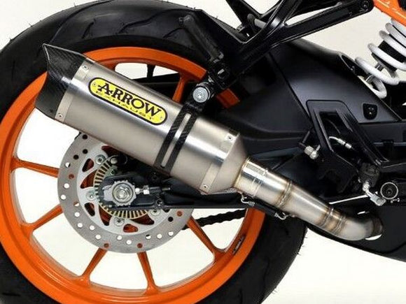 ARROW 71619KZ+71813PK KTM RC125 (2015+) Titanium Slip-on Exhaust 