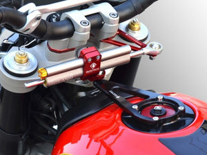 Ducati Scrambler Desert Sled (17/22) OHLINS Steering Damper + DBK / DUCABIKE Mounting Kit & Fuel Tank Cap – Accessories in the 2WheelsHero Motorcycle Aftermarket Accessories and Parts Online Shop