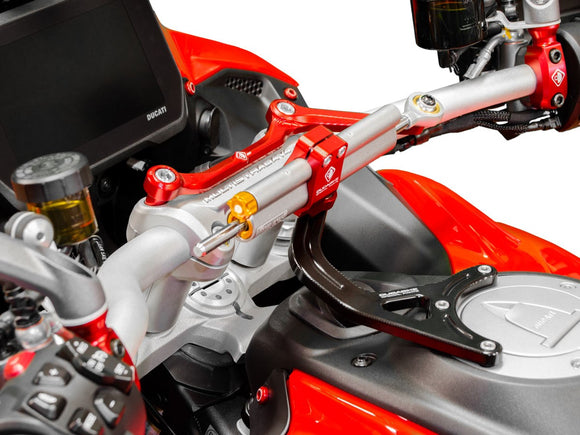 Ducati Multistrada V4S Pikes Peak (2022+) OHLINS Steering Damper + DBK / DUCABIKE Mounting Kit – Accessories in the 2WheelsHero Motorcycle Aftermarket Accessories and Parts Online Shop