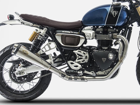 ZARD Triumph Scrambler 1200 (19/20) Full Stainless Steel Exhaust System – Accessories in the 2WheelsHero Motorcycle Aftermarket Accessories and Parts Online Shop