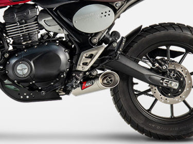 ZARD Triumph Scrambler 400X (2024+) Full Stainless Steel Exhaust System (racing) – Accessories in the 2WheelsHero Motorcycle Aftermarket Accessories and Parts Online Shop