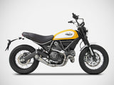 ZARD Ducati Scrambler 800 (15/22) Full Exhaust System "Conical" (racing) – Accessories in the 2WheelsHero Motorcycle Aftermarket Accessories and Parts Online Shop