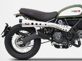 ZARD Ducati Scrambler 800 (15/22) Stainless Steel Slip-on Exhaust "Special Edition" (high mount) – Accessories in the 2WheelsHero Motorcycle Aftermarket Accessories and Parts Online Shop