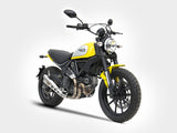 ZARD Ducati Scrambler 800 (15/22) Stainless Steel Slip-on Exhaust "Special Edition" (low mount) – Accessories in the 2WheelsHero Motorcycle Aftermarket Accessories and Parts Online Shop