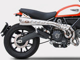 ZARD Ducati Scrambler 800 (15/22) Stainless Steel Slip-on Exhaust "Special Edition" (high mount) – Accessories in the 2WheelsHero Motorcycle Aftermarket Accessories and Parts Online Shop