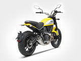 ZARD Ducati Scrambler 800 (15/22) Stainless Steel Slip-on Exhaust "Special Edition" (low mount) – Accessories in the 2WheelsHero Motorcycle Aftermarket Accessories and Parts Online Shop