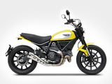 ZARD Ducati Scrambler 800 (15/22) Stainless Steel Slip-on Exhaust "Special Edition" (low mount) – Accessories in the 2WheelsHero Motorcycle Aftermarket Accessories and Parts Online Shop