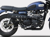 ZARD Triumph Scrambler 900 (08/16) Full Exhaust System "Short" (fuel injection; high mount) – Accessories in the 2WheelsHero Motorcycle Aftermarket Accessories and Parts Online Shop