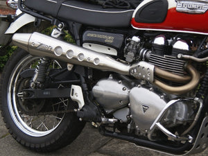 ZARD Triumph Scrambler 900 (08/16) Full Exhaust System "Conical" (fuel injection; high mount) – Accessories in the 2WheelsHero Motorcycle Aftermarket Accessories and Parts Online Shop