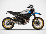 ZARD Ducati Scrambler 800 Desert Sled (19/22) Stainless Steel Slip-on Exhaust "Zuma" – Accessories in the 2WheelsHero Motorcycle Aftermarket Accessories and Parts Online Shop